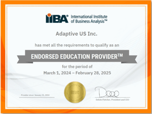Adaptive US EEP Certificate 2024