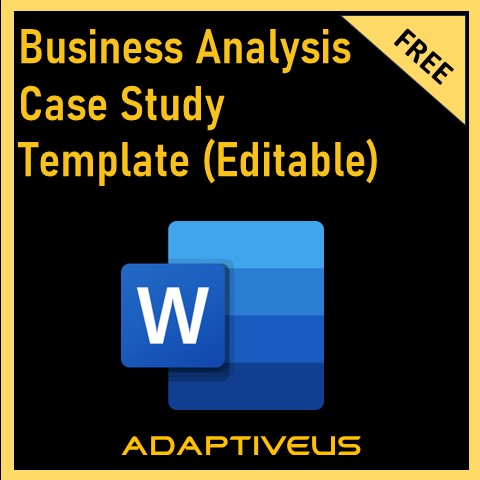 case study questions and answers for business analyst BA Case Study template