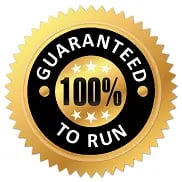 Guaranteed to run logo