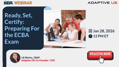 IIBA Webinar - 28 Jan 2026- Upcoming Webinar