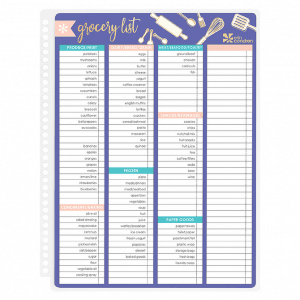 Grocery list