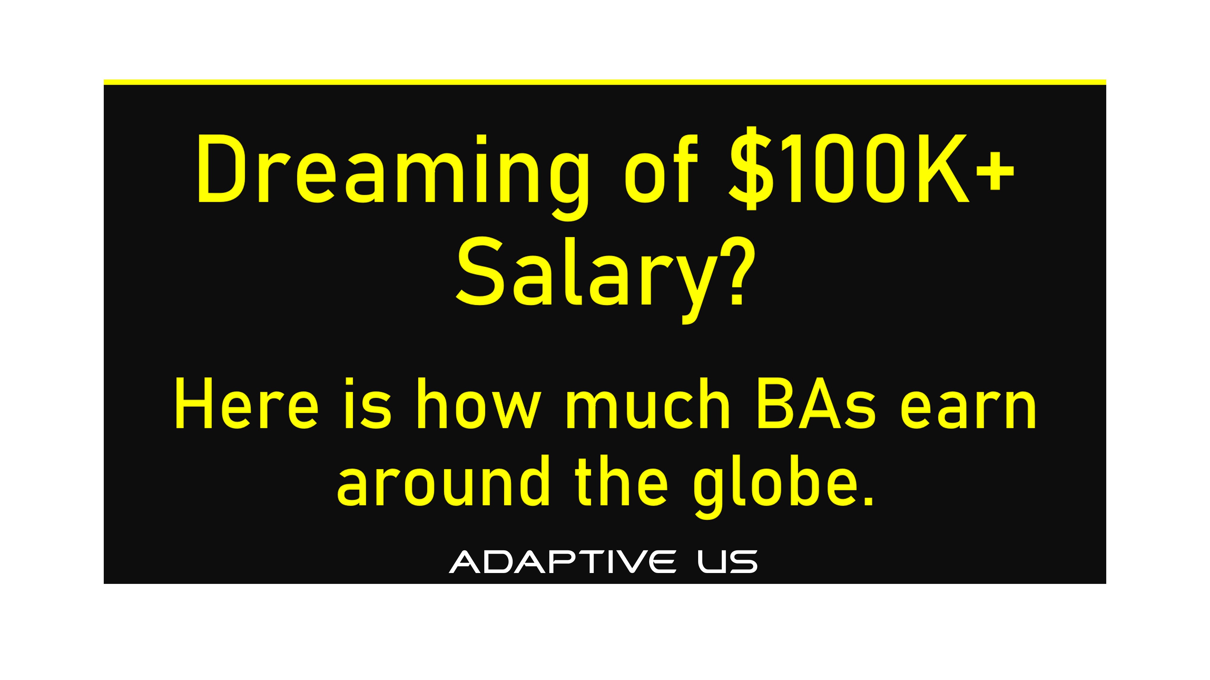 What is the Salary of a Business Analyst-1