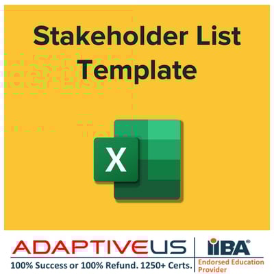Stakeholder List Template
