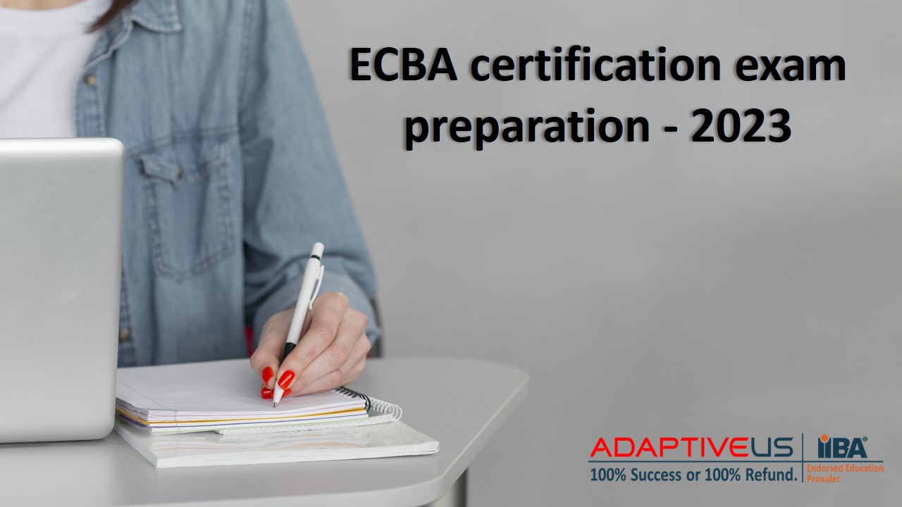 ECBA certification exam preparation  - 2023