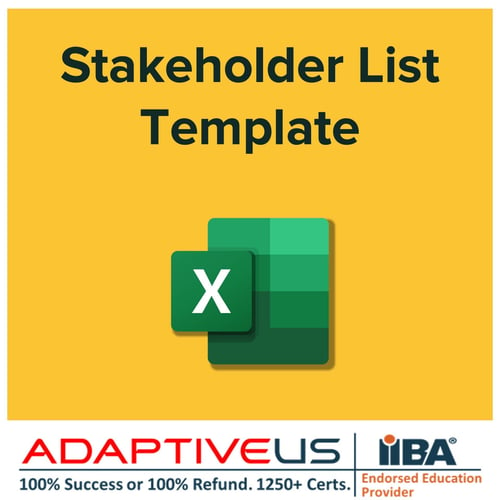 Stakeholder List Template