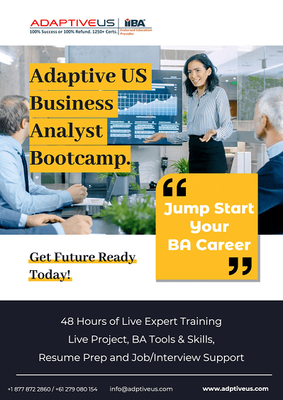 Adaptive US BA Bootcamp Brochure Cover Page