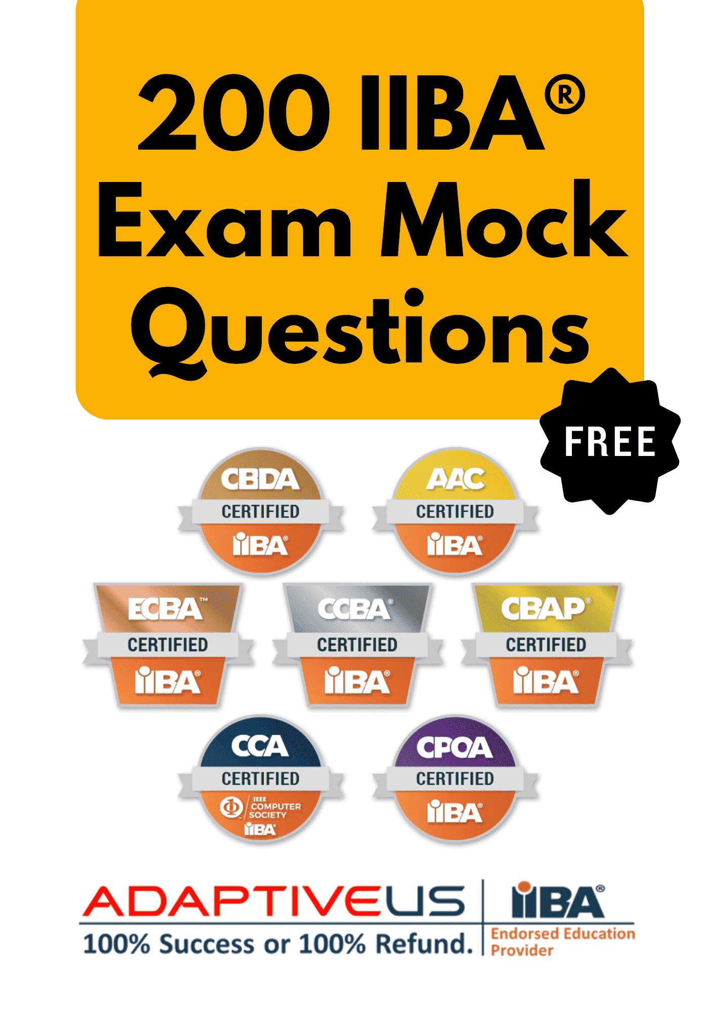 Cover Page - IIBA Model Questions - For IIBA Ad v1.2