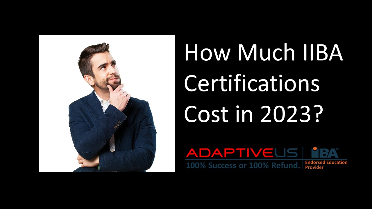 How much does IIBA C ertifications cost