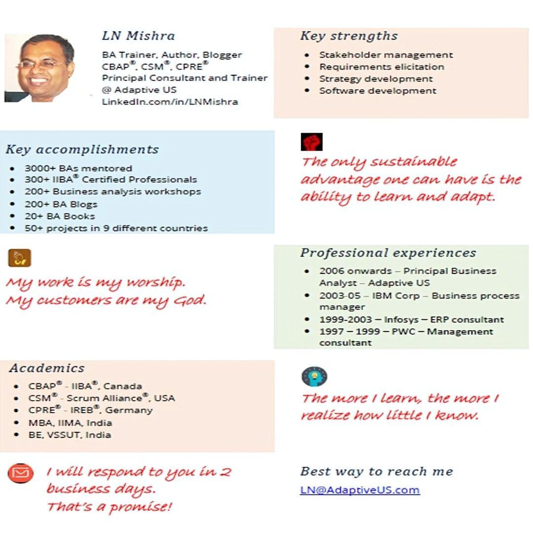 Stand-out CV